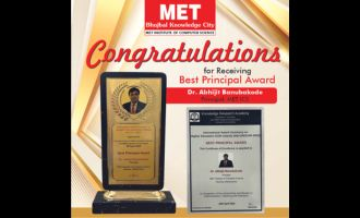 MET Academician Receives Prestigious 'Best Principal Award'